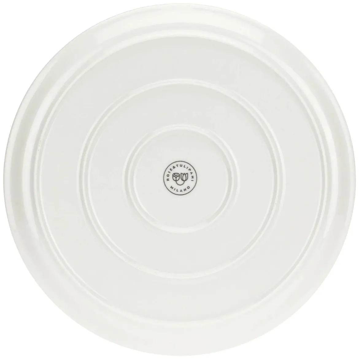 Plato de porcelana para pizza Aumm Rose & Tulipani
