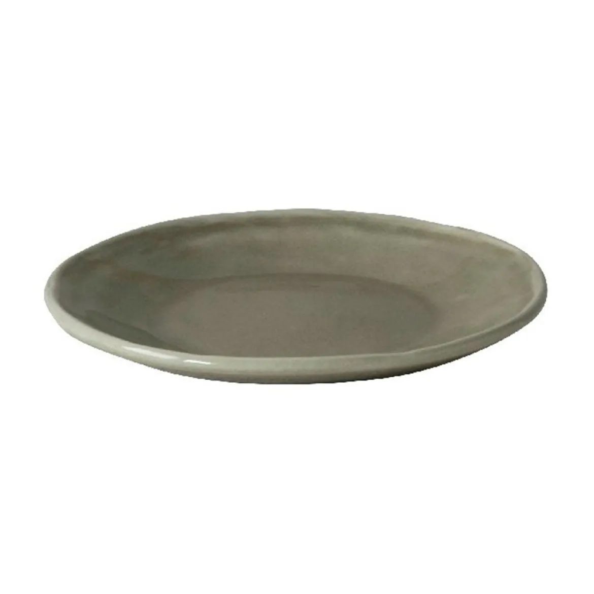 Plato de postre de gres Organic Collection