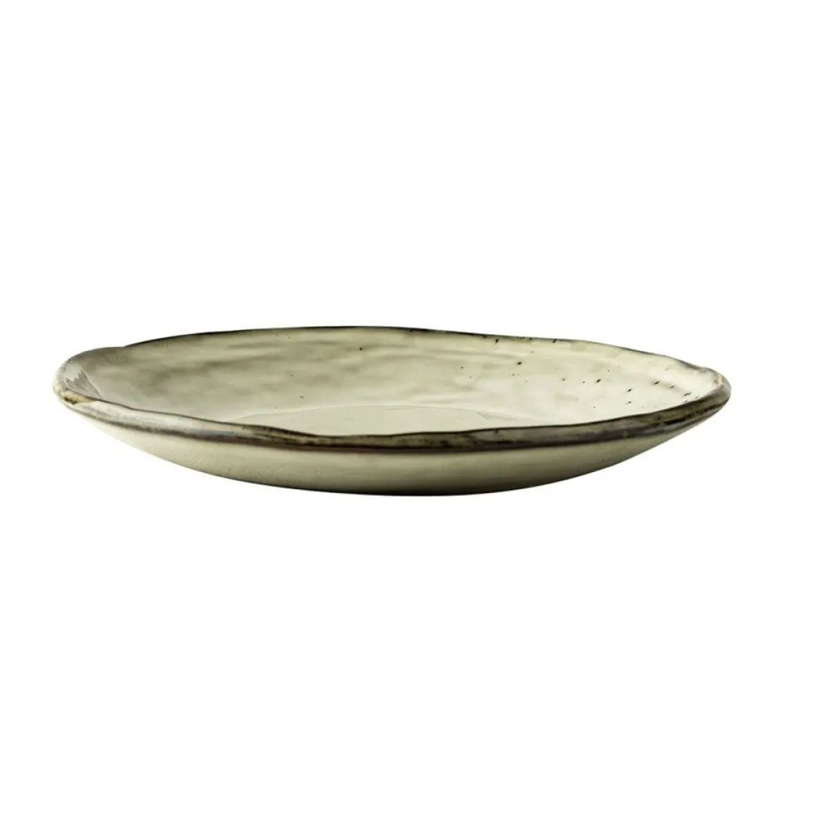 Plato de postre de gres Organic Collection