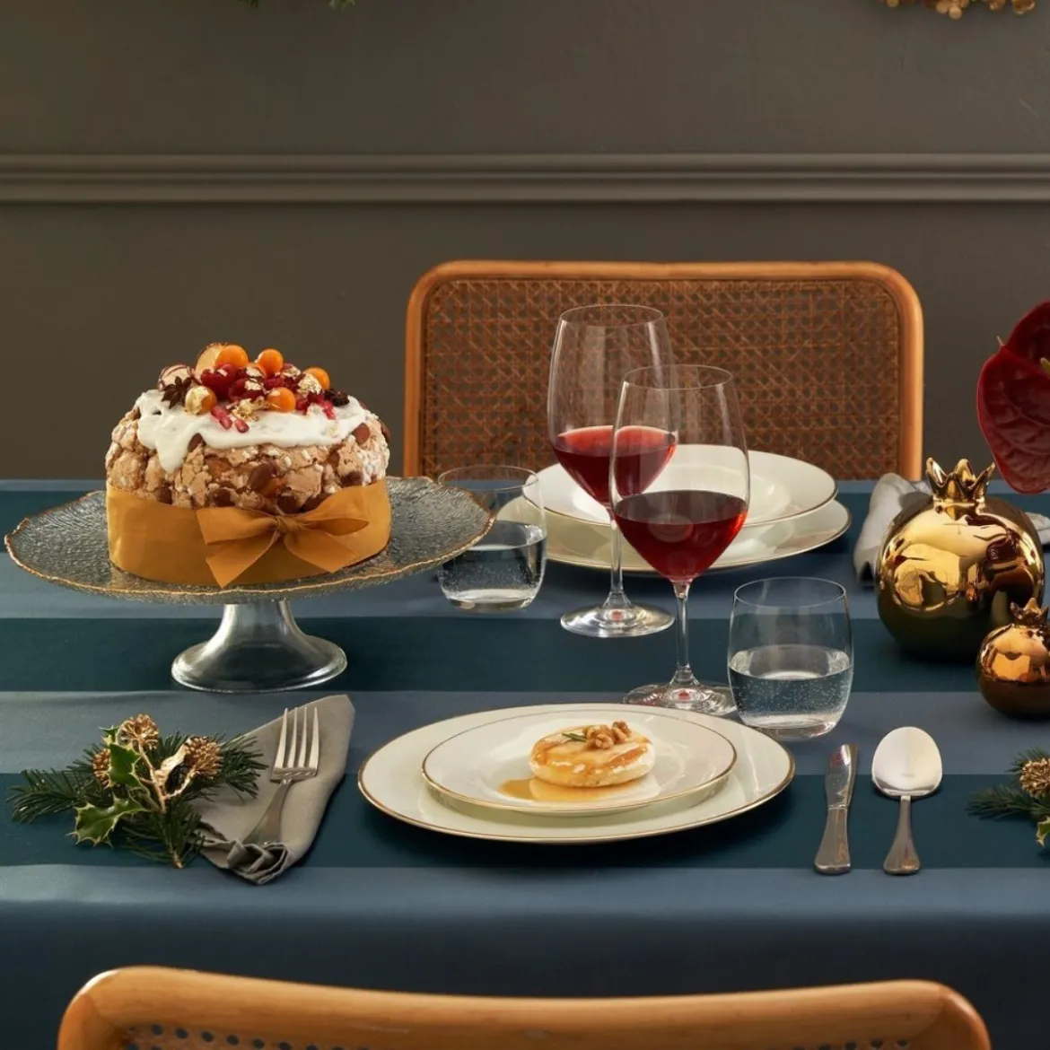 Platos de porcelana Maestà La Porcellana Bianca