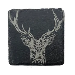 Posavasos individuales de pizarra Selbrae
