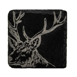 Posavasos individuales de pizarra Selbrae