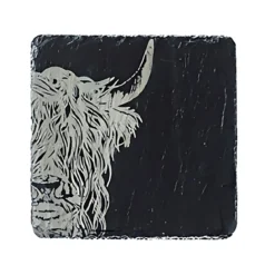 Posavasos individuales de pizarra Selbrae