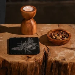 Posavasos individuales de pizarra Selbrae