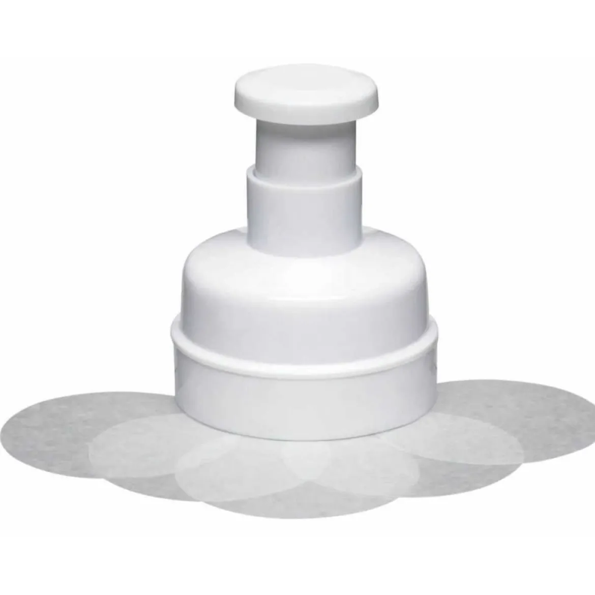 Prensa para hamburgesas con 100 discos BlueCard KitchenCraft