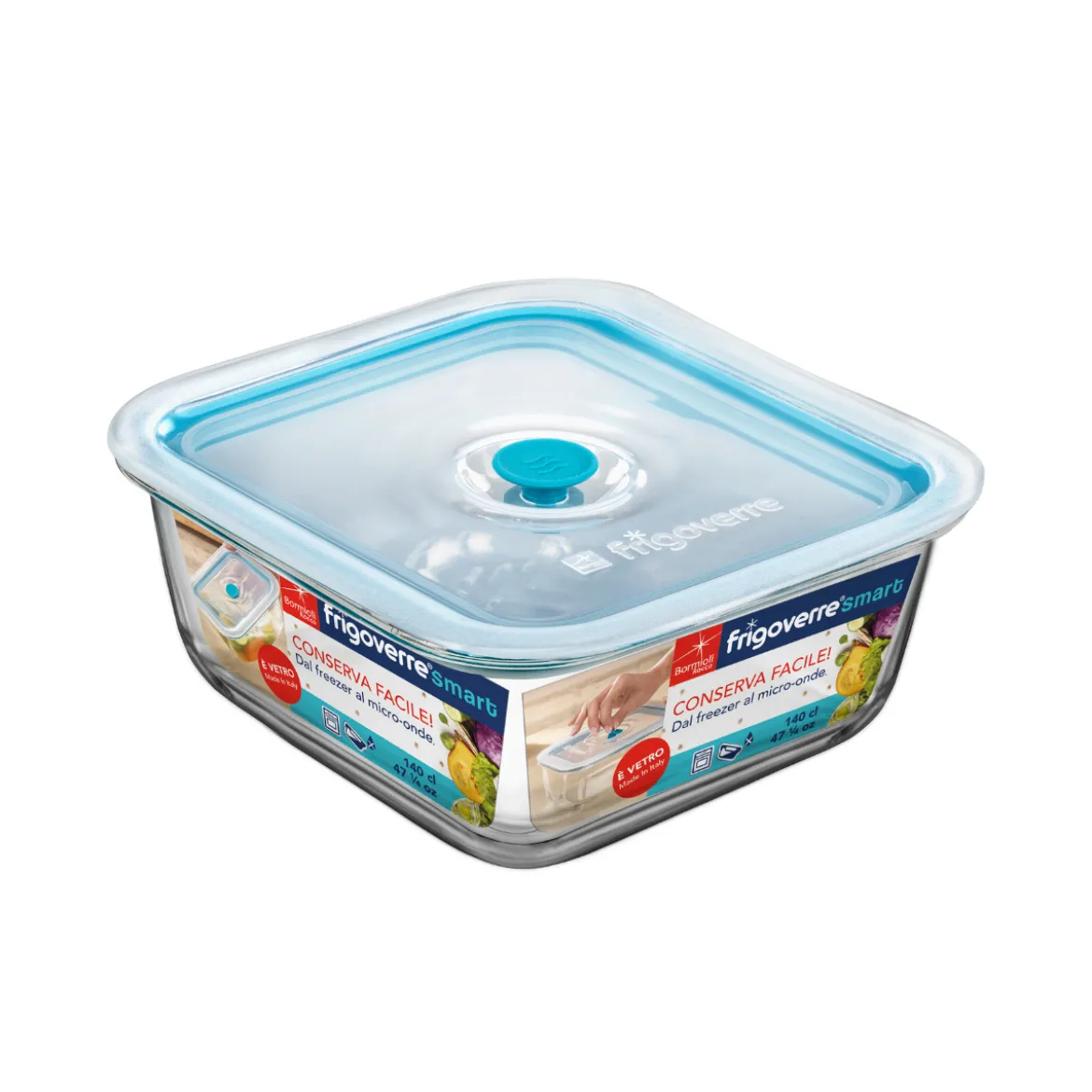 Recipientes de vidrio con tapa hermética Frigoverre Smart Bormioli Rocco