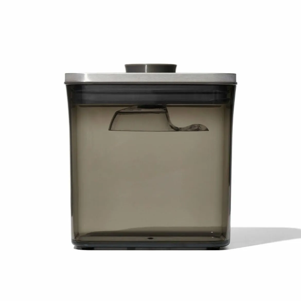 Recipiente tintado para café con tapa de acero y cuchara POP 2.0 STEEL OXO