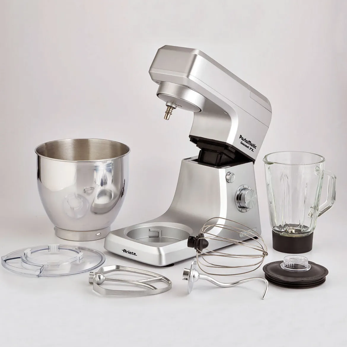 Robot de cocina Gourmet 7l + Jarra de vidrio 1,5l Pastamatic Ariete