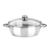 Rustidera de acero inoxidable con tapa cristal Optima Monix