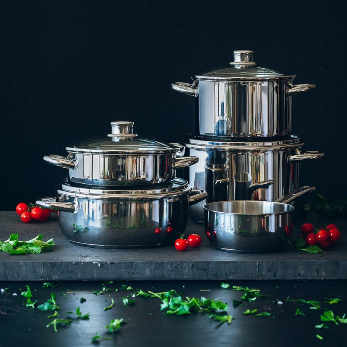 Rustidera de acero inoxidable con tapa cristal Optima Monix
