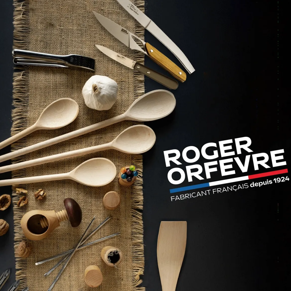Salvamanteles extensible inox Vintage de Roger Orfevre