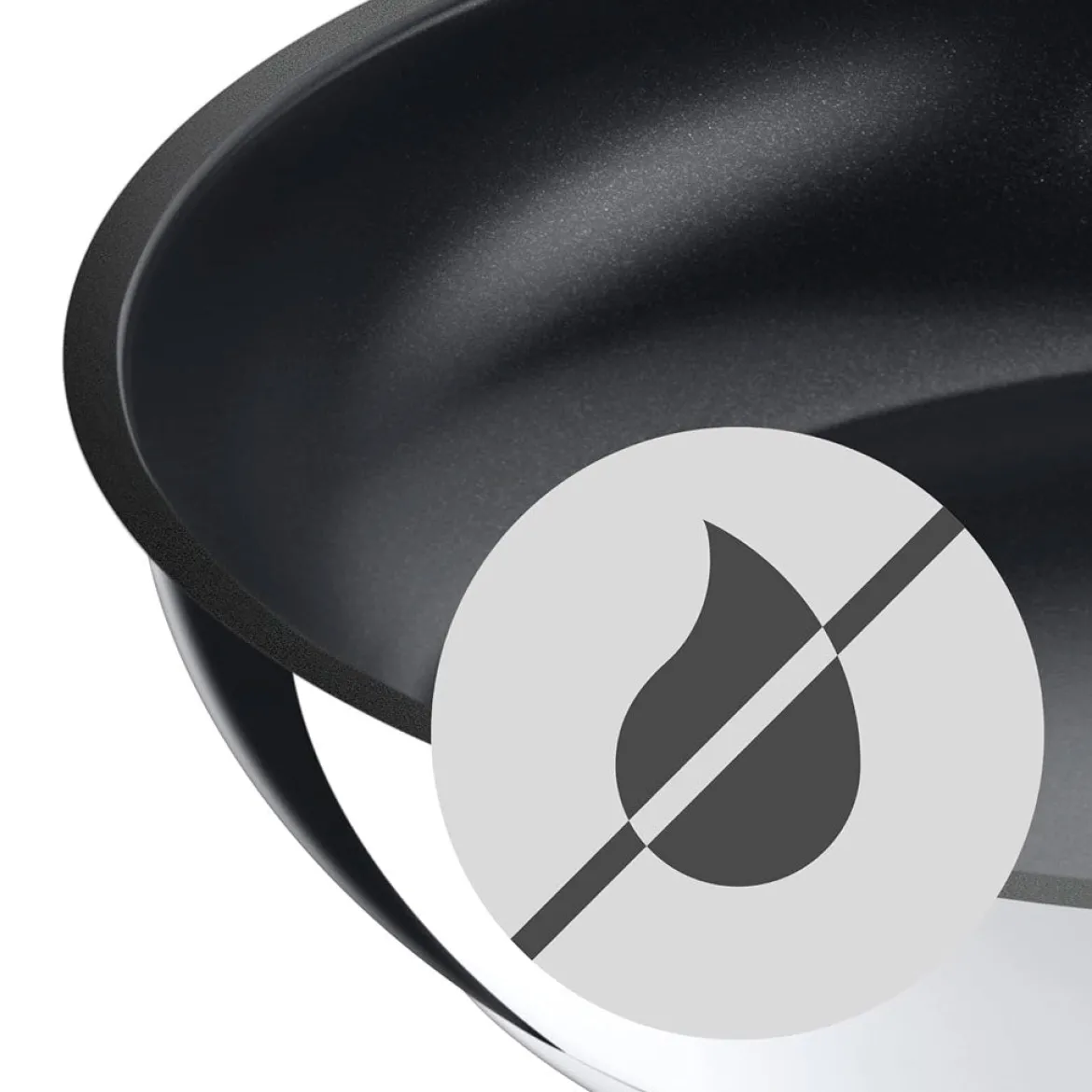 Sartén antiadherente cerámica con exterior inox Durado WMF