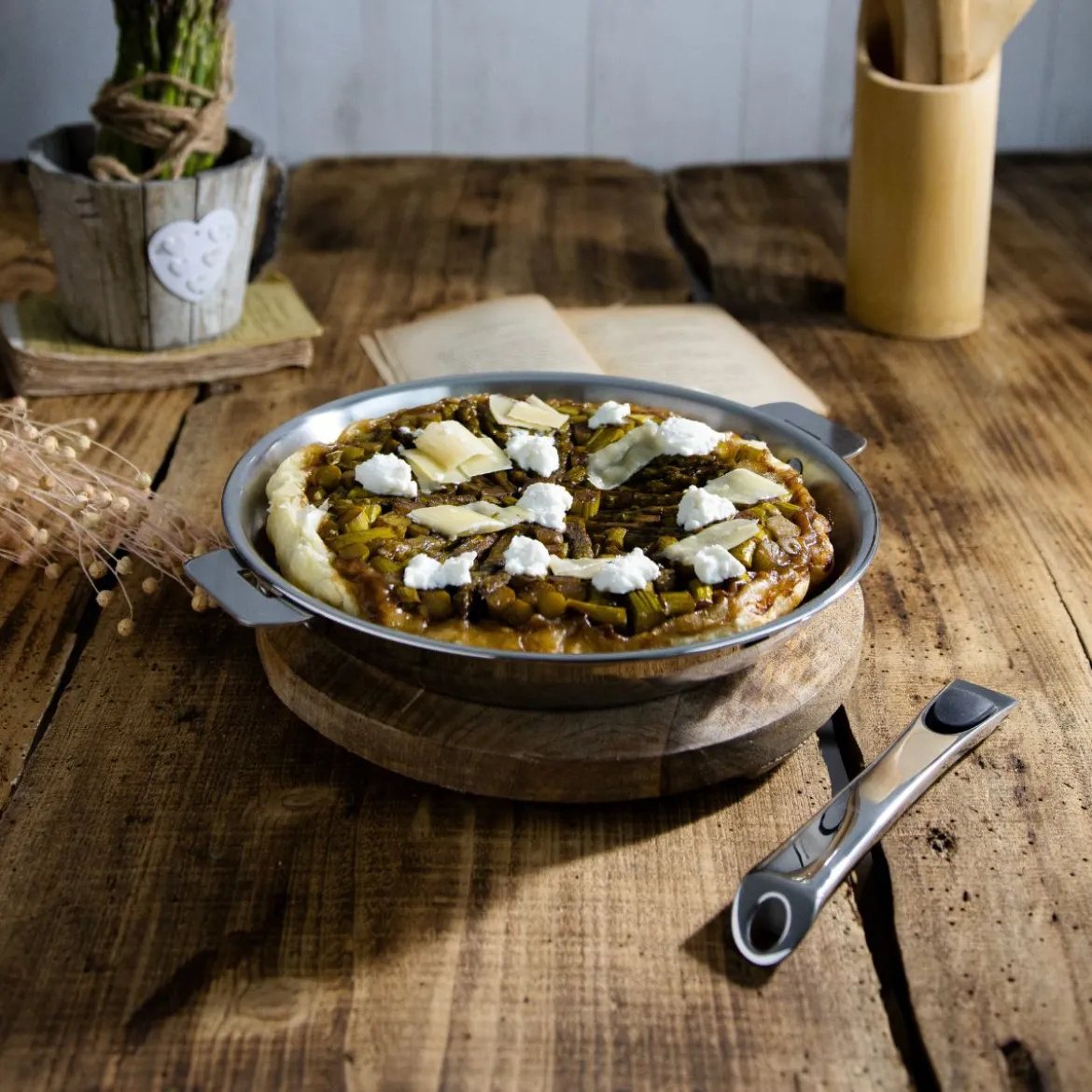 Sartén de acero inoxidable multicapa Casteline Cristel
