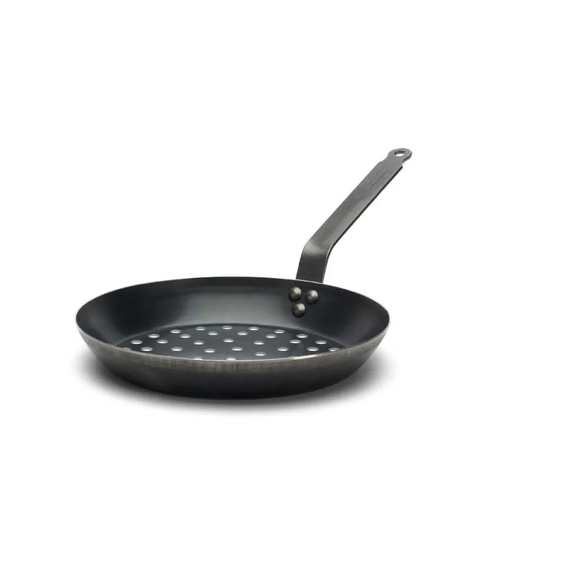 Sartén de hierro De Buyer para asar castañas 28cm