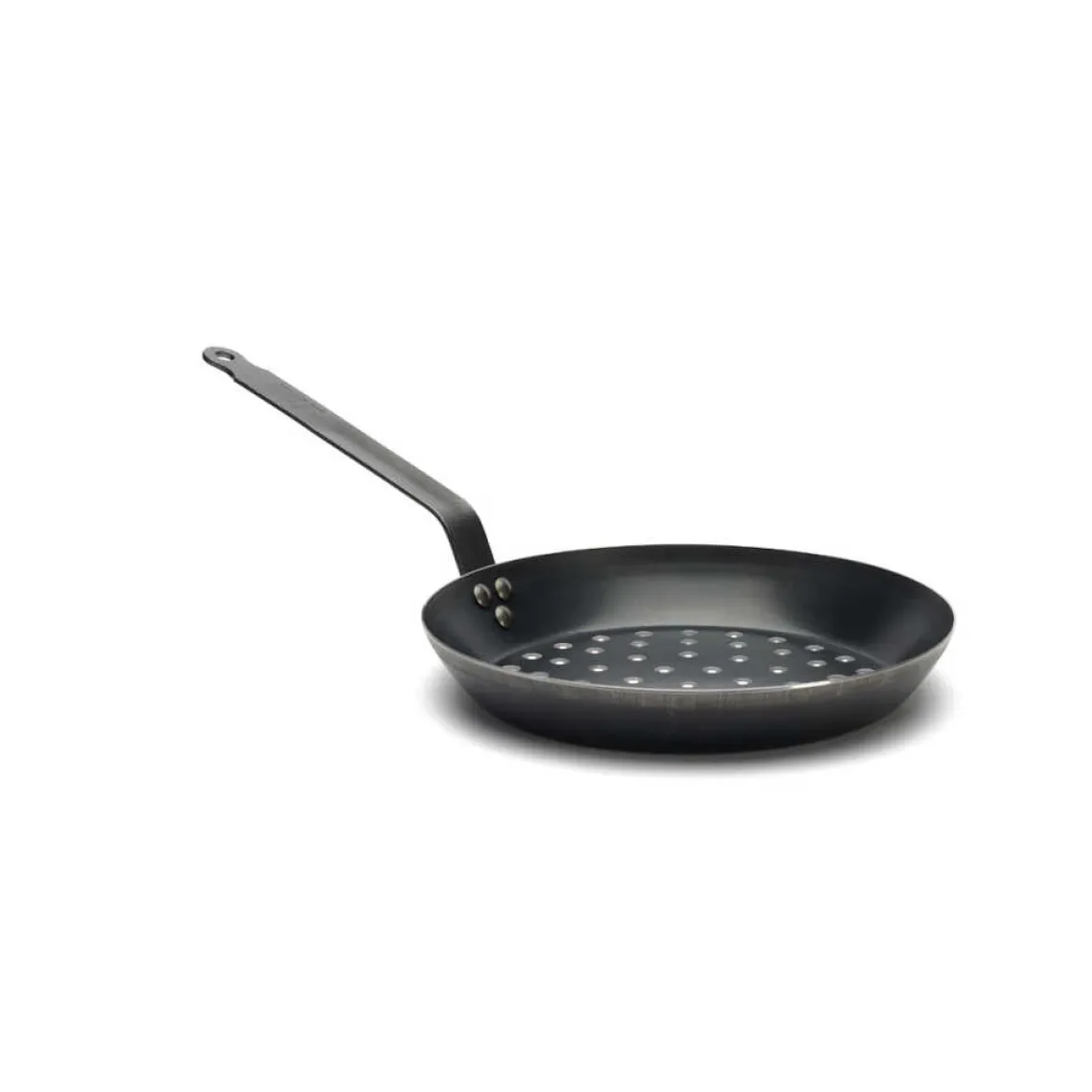 Sartén de hierro De Buyer para asar castañas 28cm
