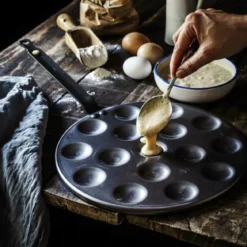 Sartén para 16 blinis hierro Mineral B De Buyer