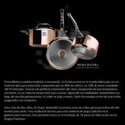 Sauté de cobre Prima Matera De Buyer (inducción)