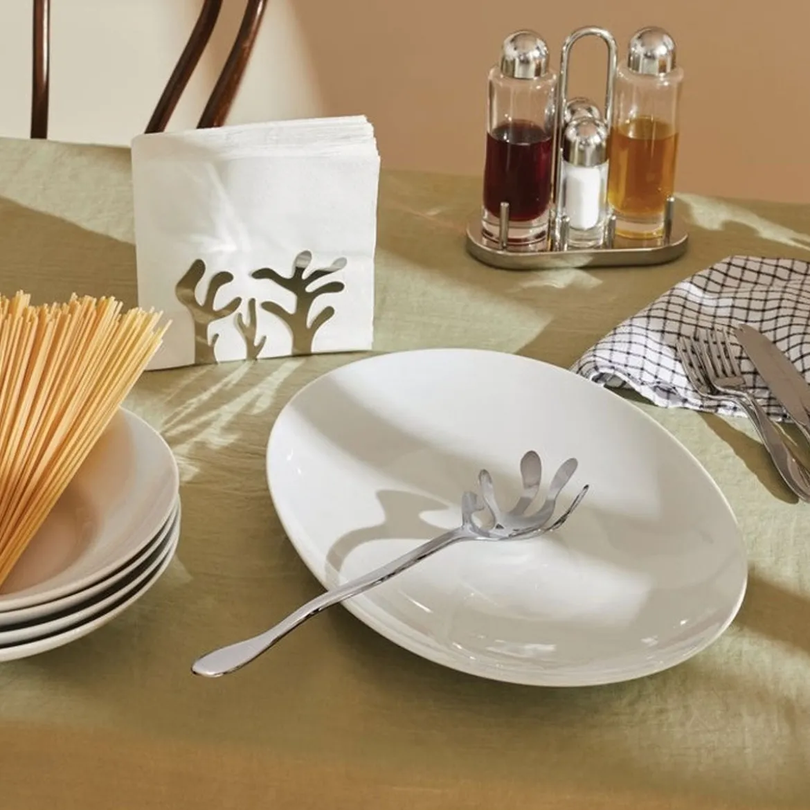 Servilletero de acero inoxidable Mediterraneo Alessi