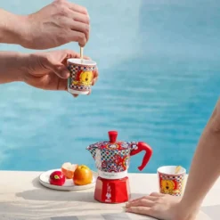 Set cafetera italiana Moka Dolce&Gabanna Bialetti