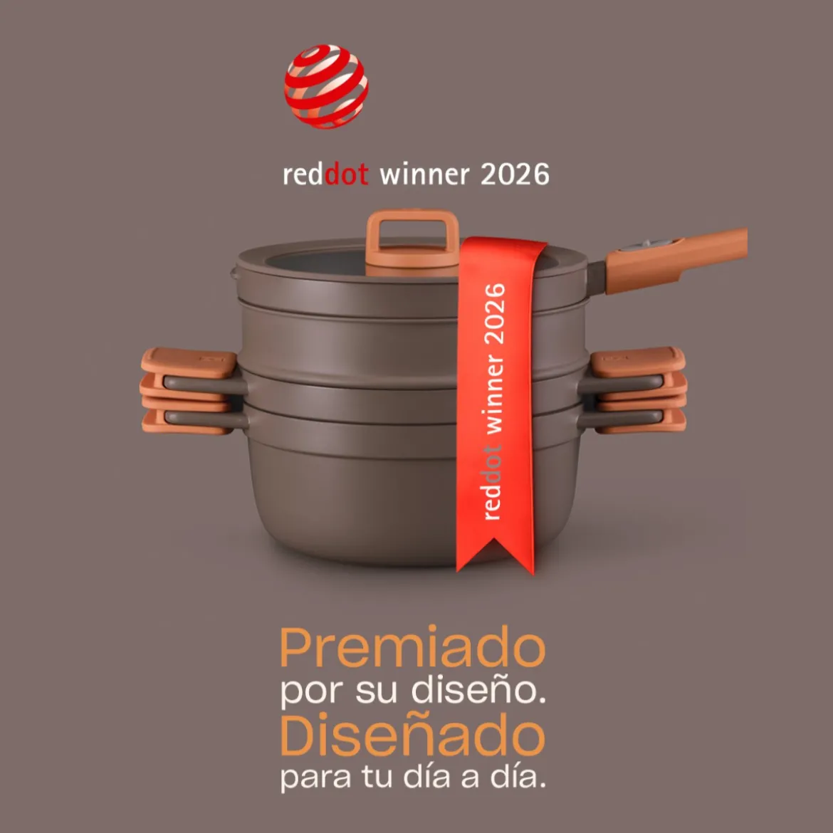 Set de cocina 5 piezas antiadherentes Compac Pro Bra