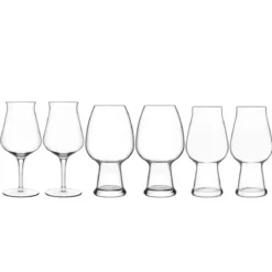 Set de 6 copas de cerveza Birrateque Luigi Bormioli