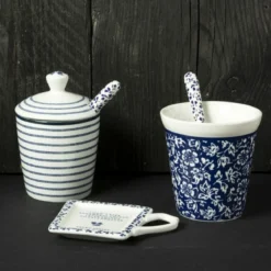 Set de 4 cucharillas Floris Laura Ashley
