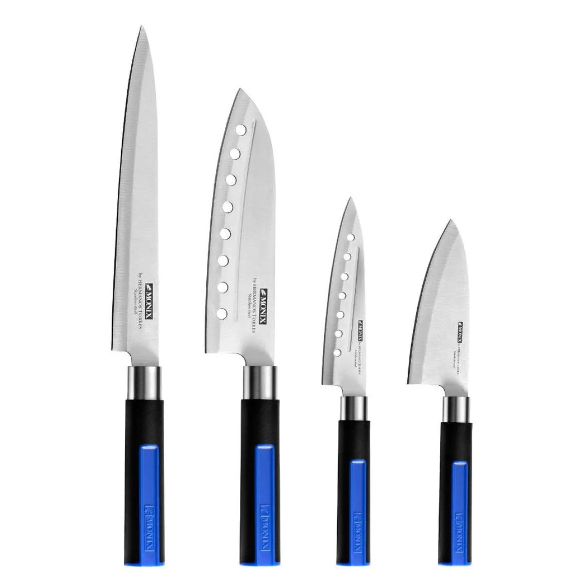 Set de 4 Cuchillos Japoneses Solid+ Monix