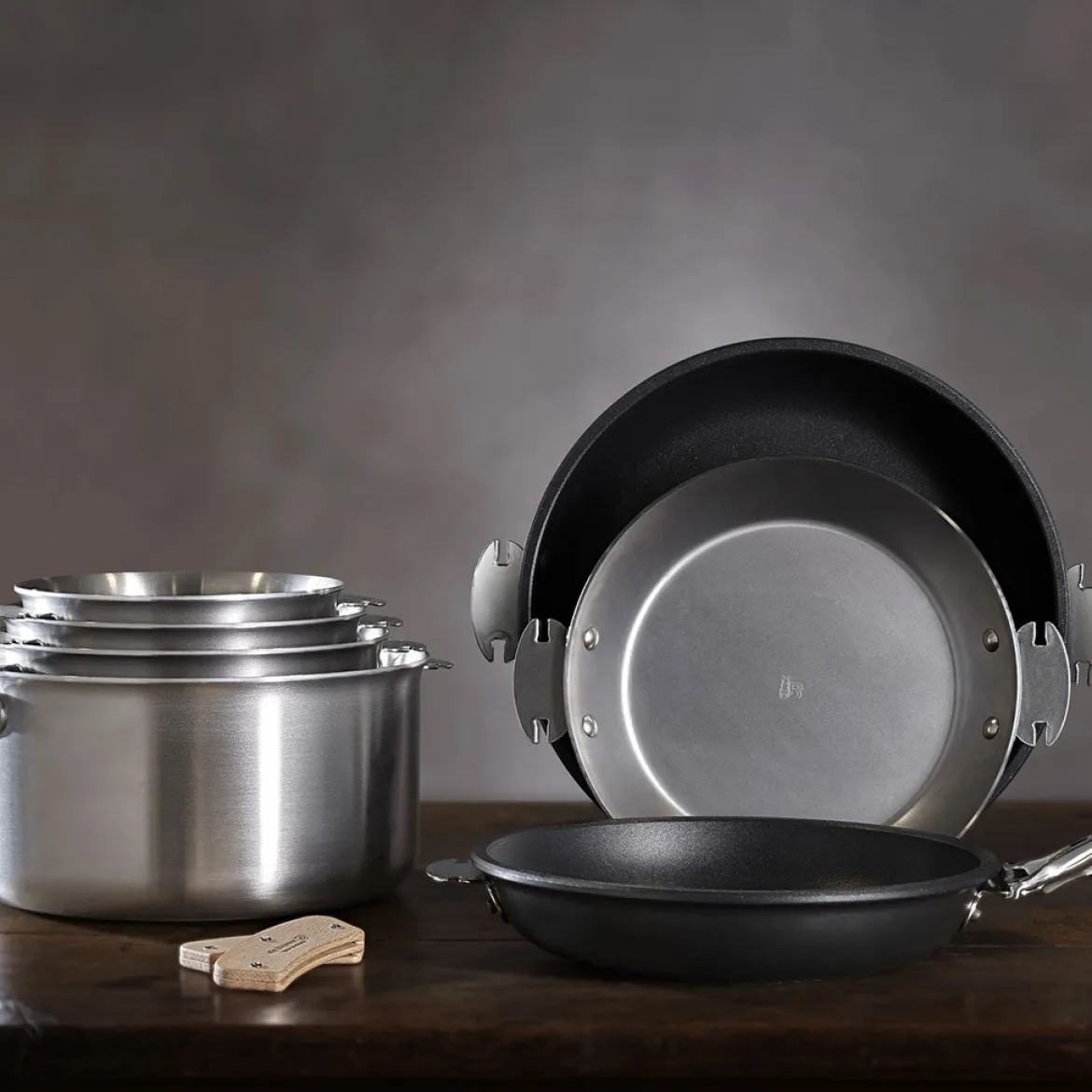 Set de dos asas desmontables Loqy de De Buyer