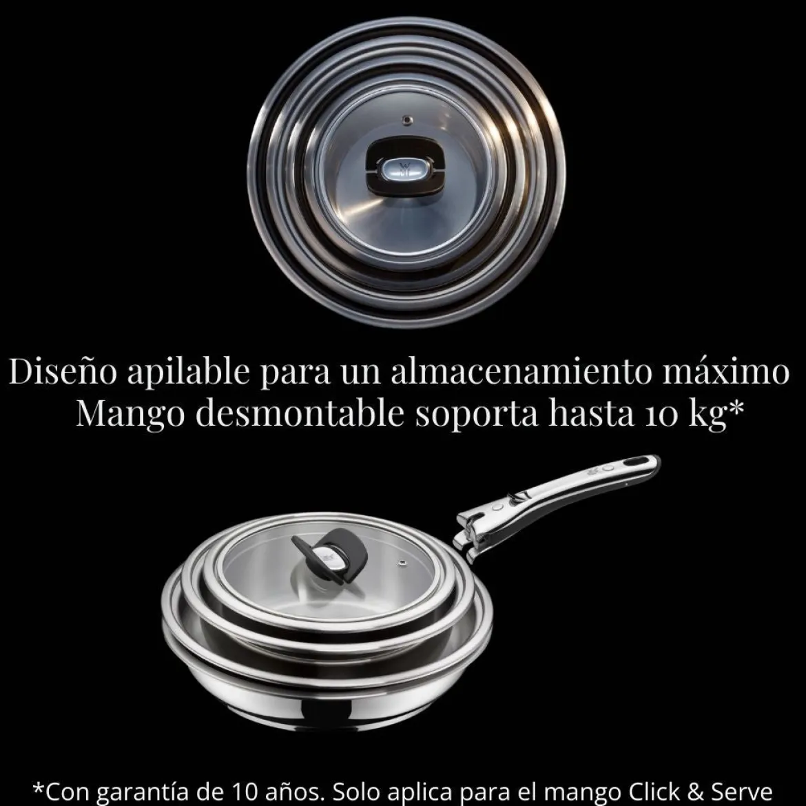 Set de 7 piezas Click & Serve WMF