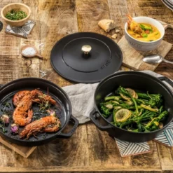 Set de 4 piezas de hierro fundido apilables Staub
