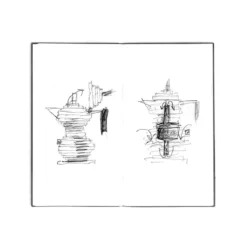 Set de 5 piezas para el café con cafetera Pulcina Alessi