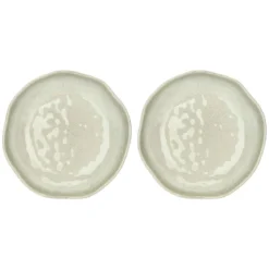Set de 2 platos hondos de melamina Atmosfera Tortora Rose & Tulipani