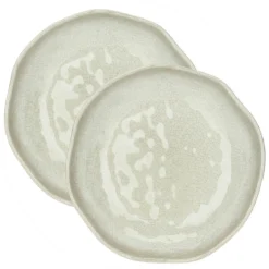 Set de 2 platos hondos de melamina Atmosfera Tortora Rose & Tulipani