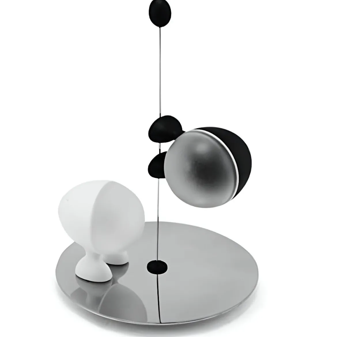 Set de salero y pimentero de acero inoxidable Lilliput Alessi