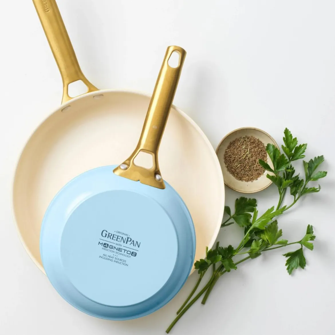 Set de 2 sartenes cerámicas Padova Light Blue GreenPan