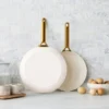 Set de 2 sartenes cerámicas Padova Cream White GreenPan