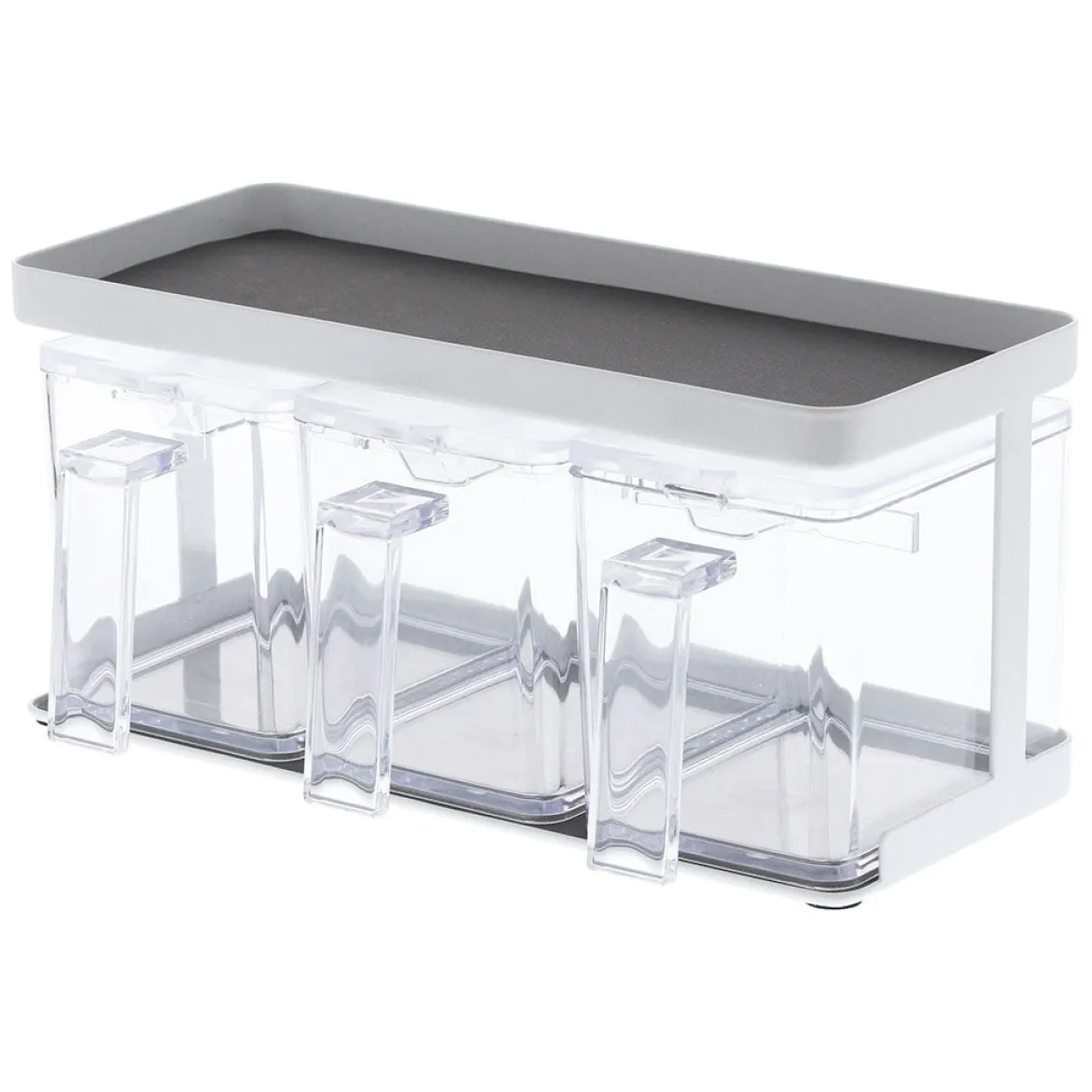 Set de Stand Organizador con 3 botes Yamazaki