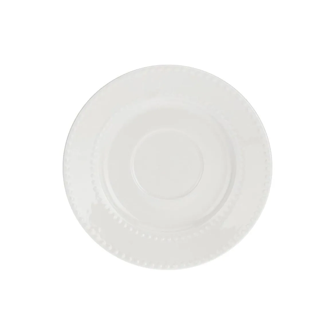 Set de taza con plato de porcelana Collina La Porcellana Bianca