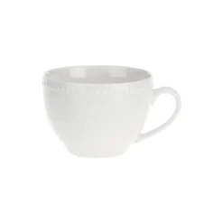 Set de taza con plato de porcelana Collina La Porcellana Bianca