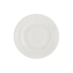 Set de 6 tazas con plato de porcelana Collina La Porcellana Bianca