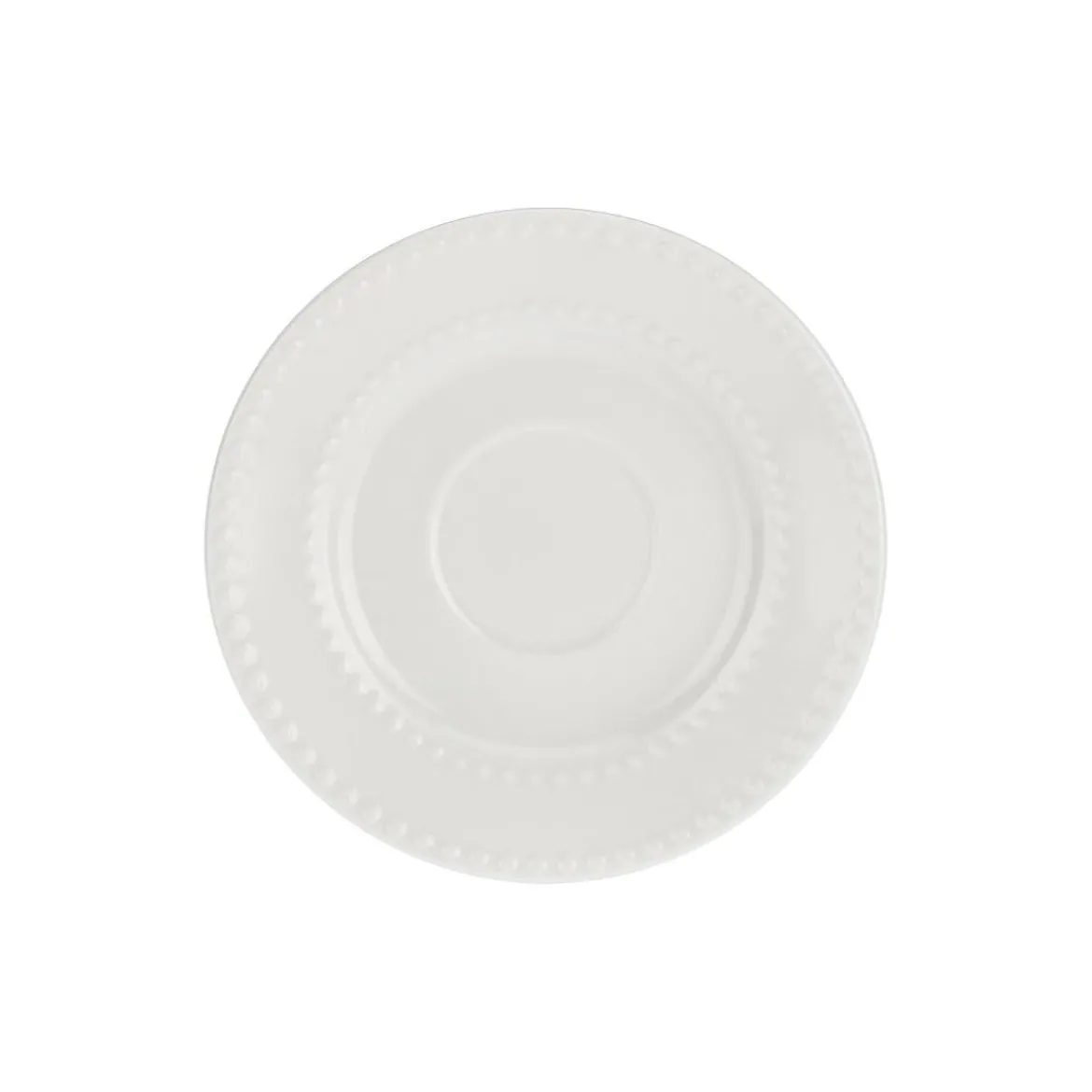 Set de 6 tazas con plato de porcelana Collina La Porcellana Bianca