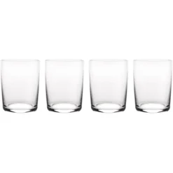 Set de 4 vasos de vidrio cristalino Glass Family Alessi