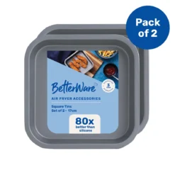 Set 2 moldes redondo o cuadrado para freidora de aire y horno Wham® Cook