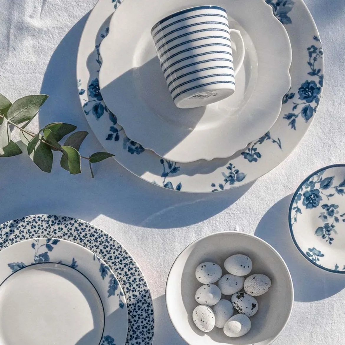 Set 4 platos Blueprint de Laura Ashley