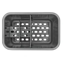 Soporte para cepillos y estropajos de acero inoxidable OXO