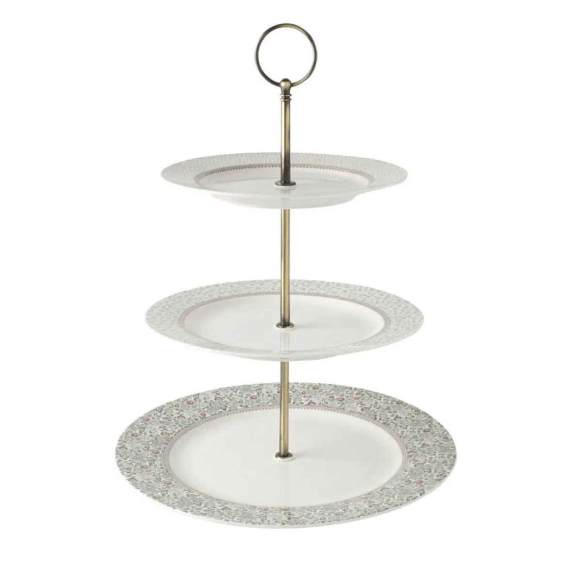 Stand para tartas de 3 pisos de porcelana Wild Clematis Laura Ashley