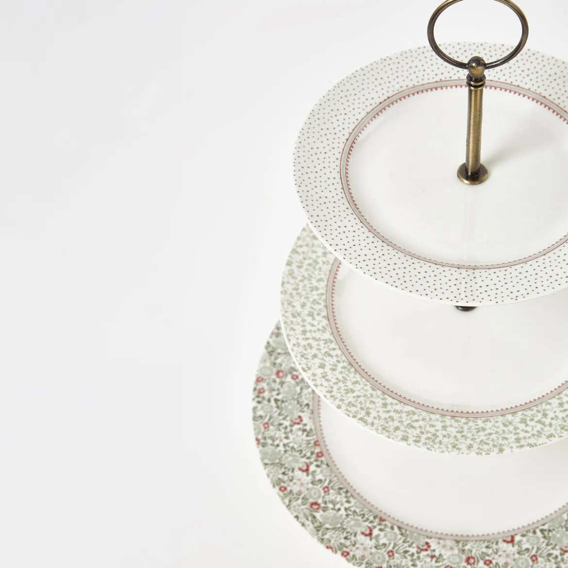 Stand para tartas de 3 pisos de porcelana Wild Clematis Laura Ashley