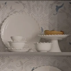 Stand para tartas de porcelana Romeo La Porcellana Bianca