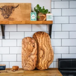 Tabla para cortar de madera de olivo Selbrae