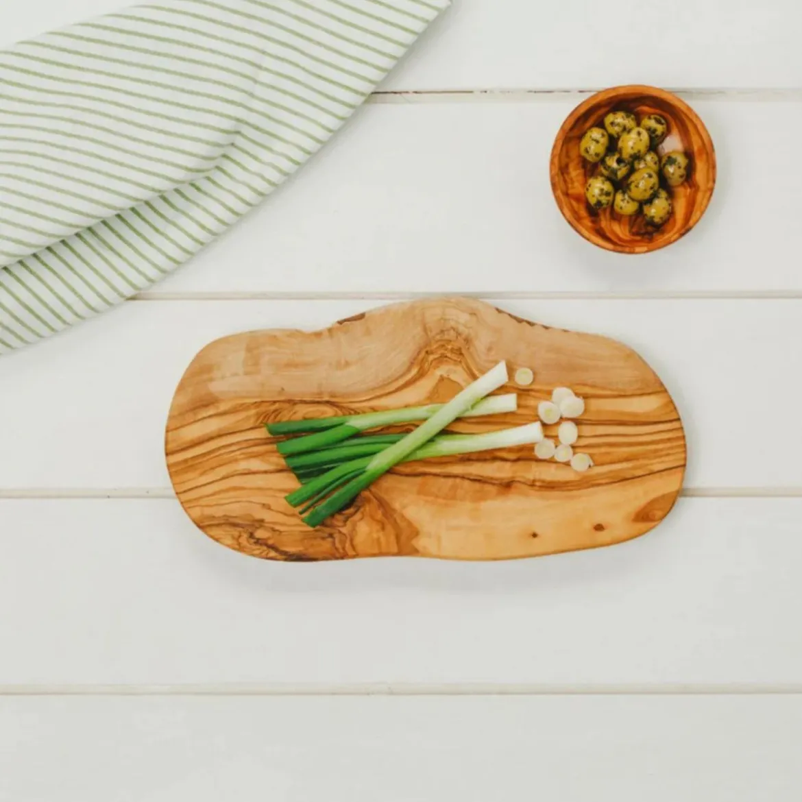 Tabla para cortar de madera de olivo Selbrae